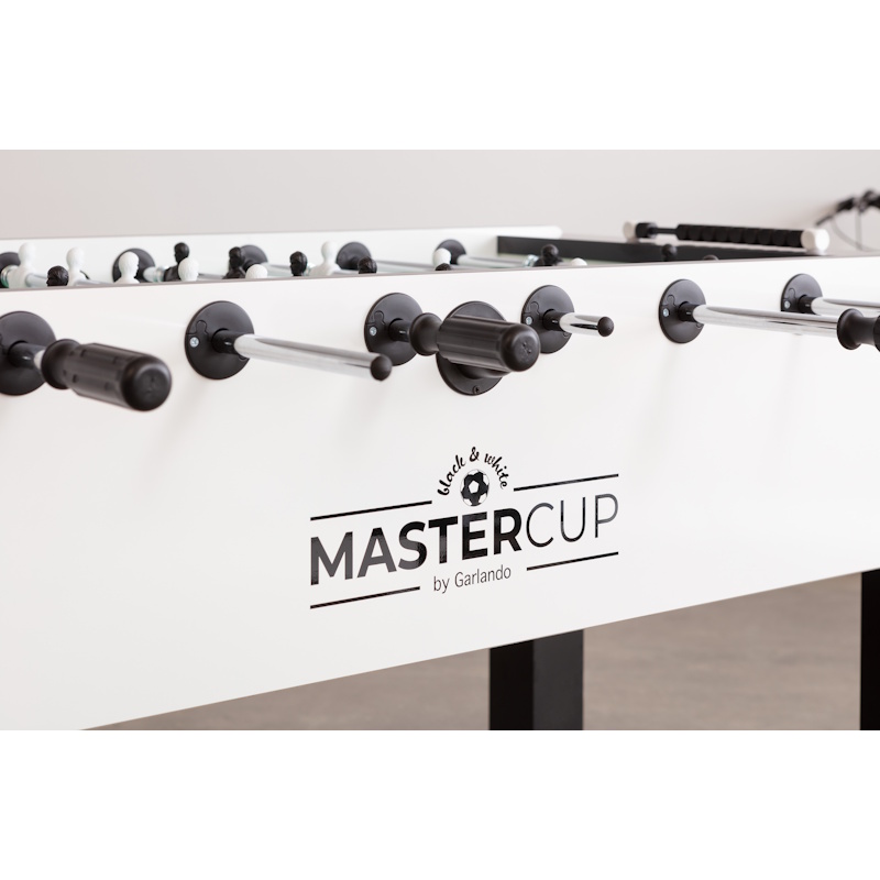 Tischkicker Garlando MasterCup black & white 
