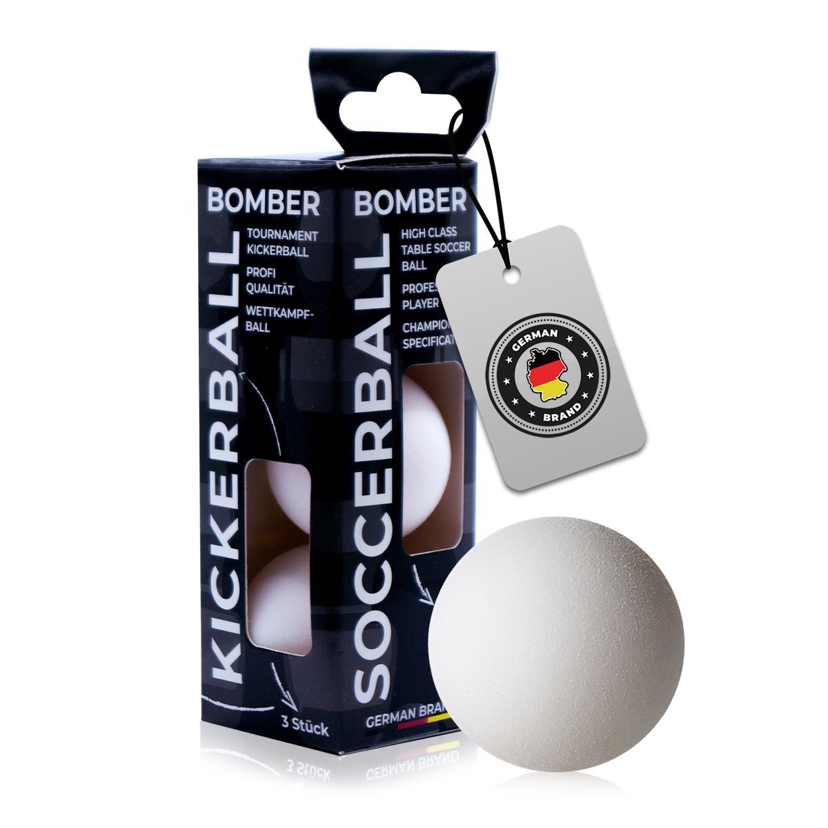 Kickerball Bomber weiß 35 mm Set 3 Stück Kickerball Bomber weiß 35 mm Set 3 Stück
