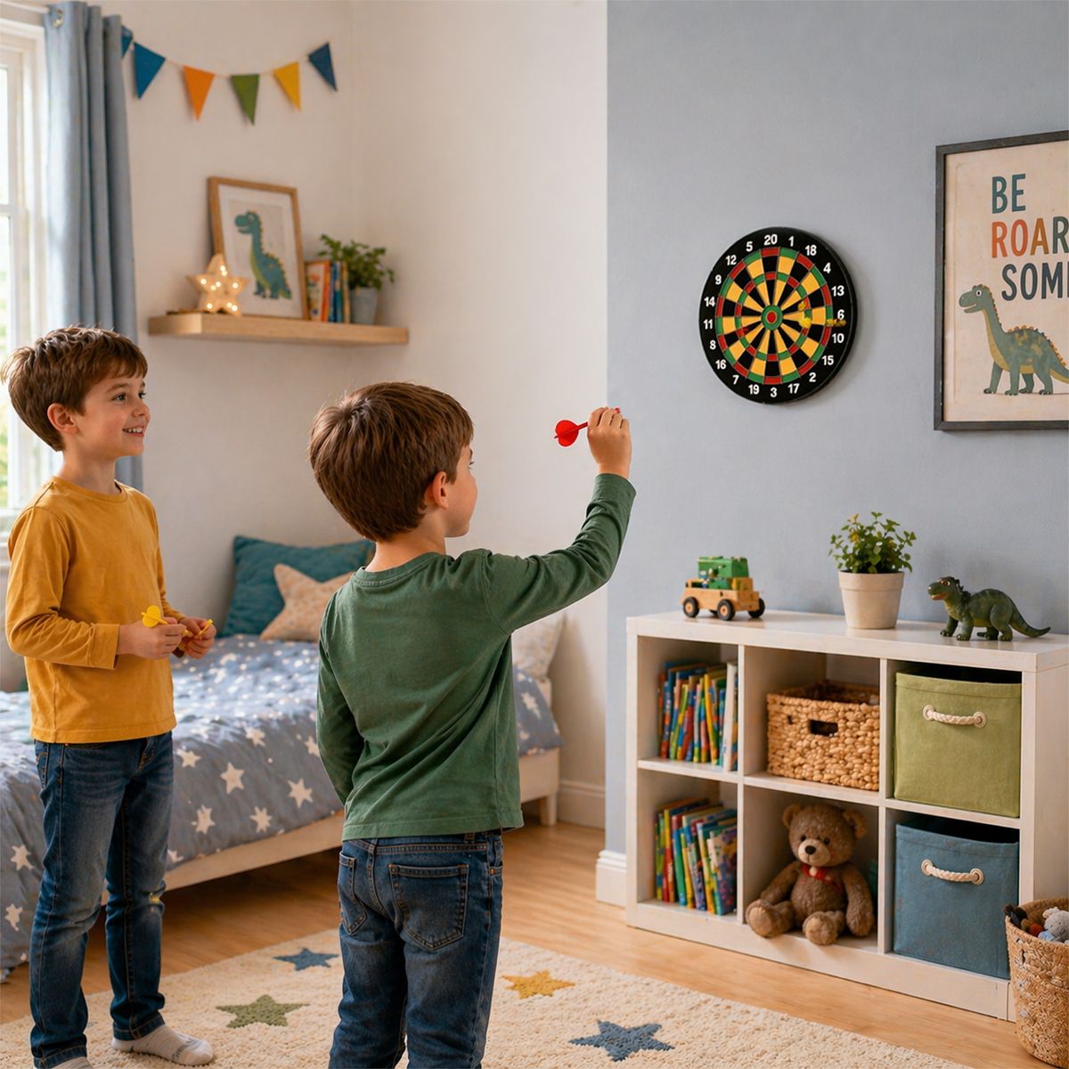 Dartboard Set Familie inkl. 6 Pfeile (6).jpg Ersatzpfeile für Dartboard Magnet, 3 St./Set