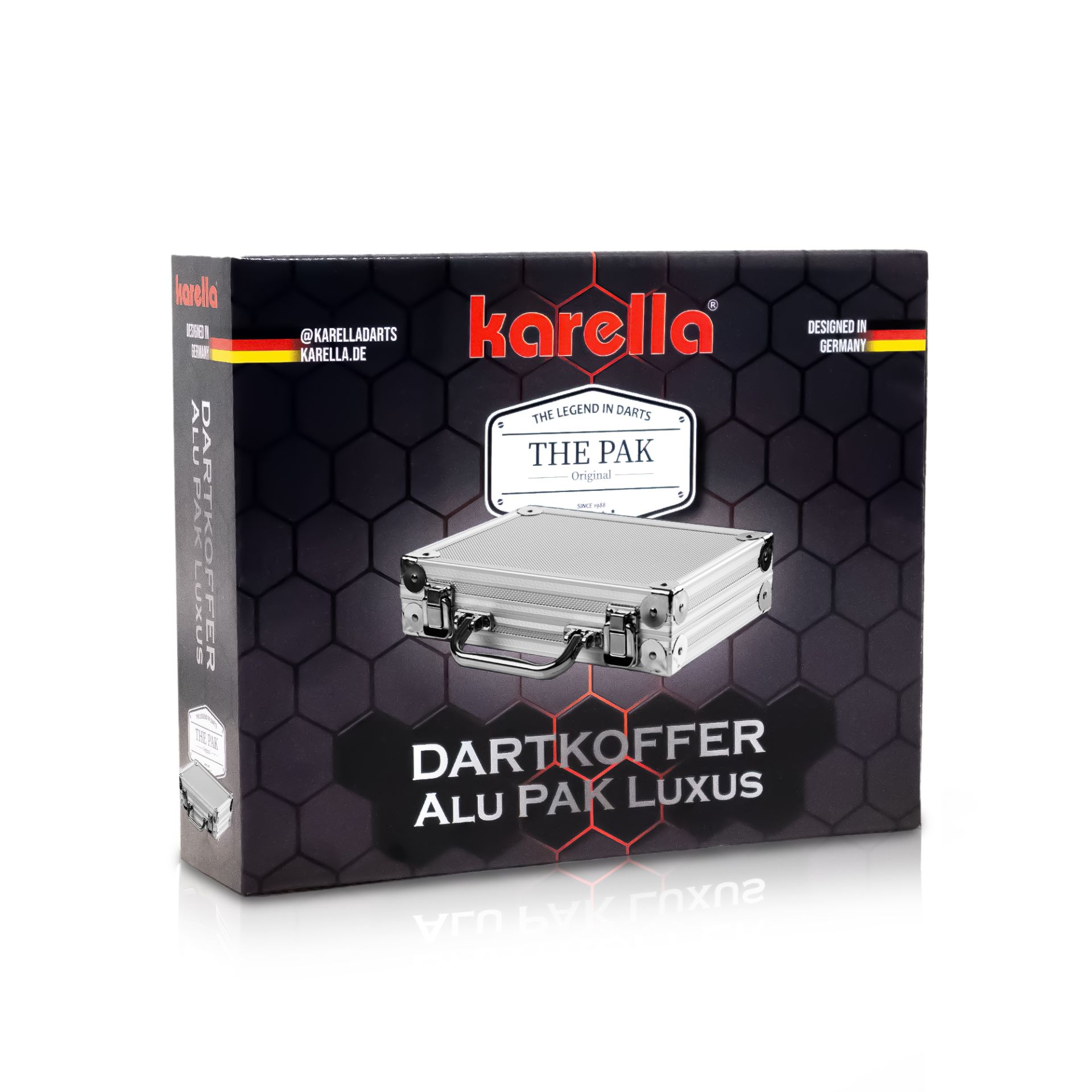 Dart case luxury Alu PAK silver