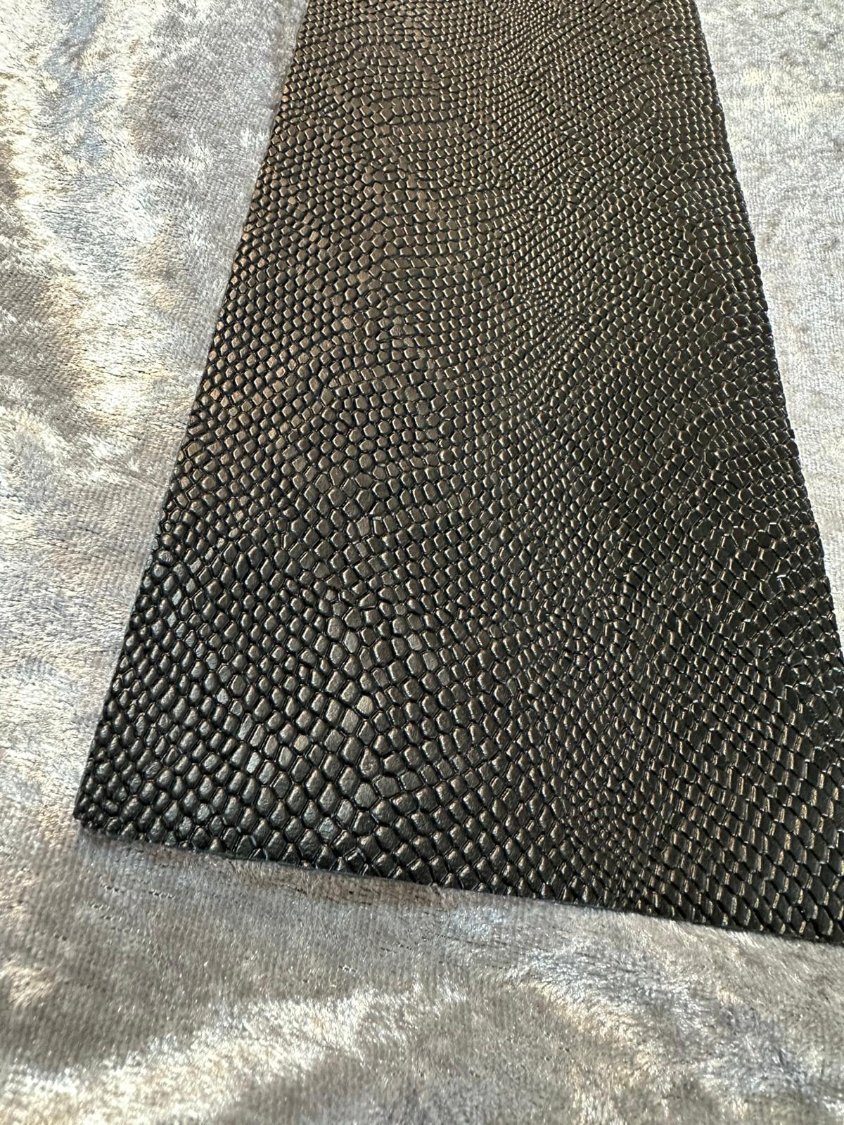 Ledergriffband 2 erneuern Snake Print
