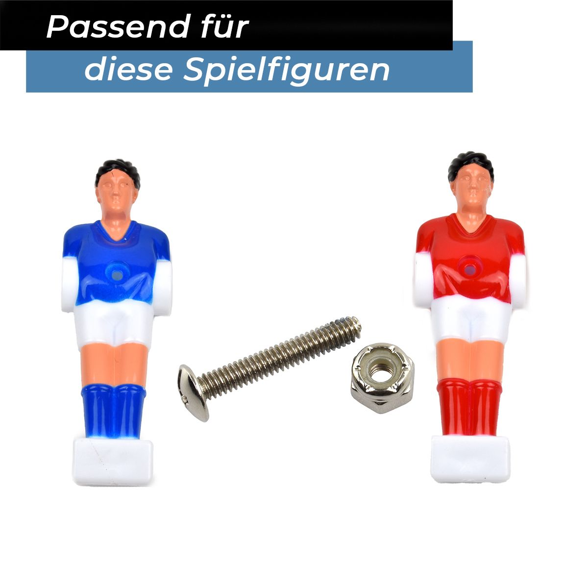 Kickerschraube Universal für 13 mm Kickerstange inkl. Muttern (22 St.)