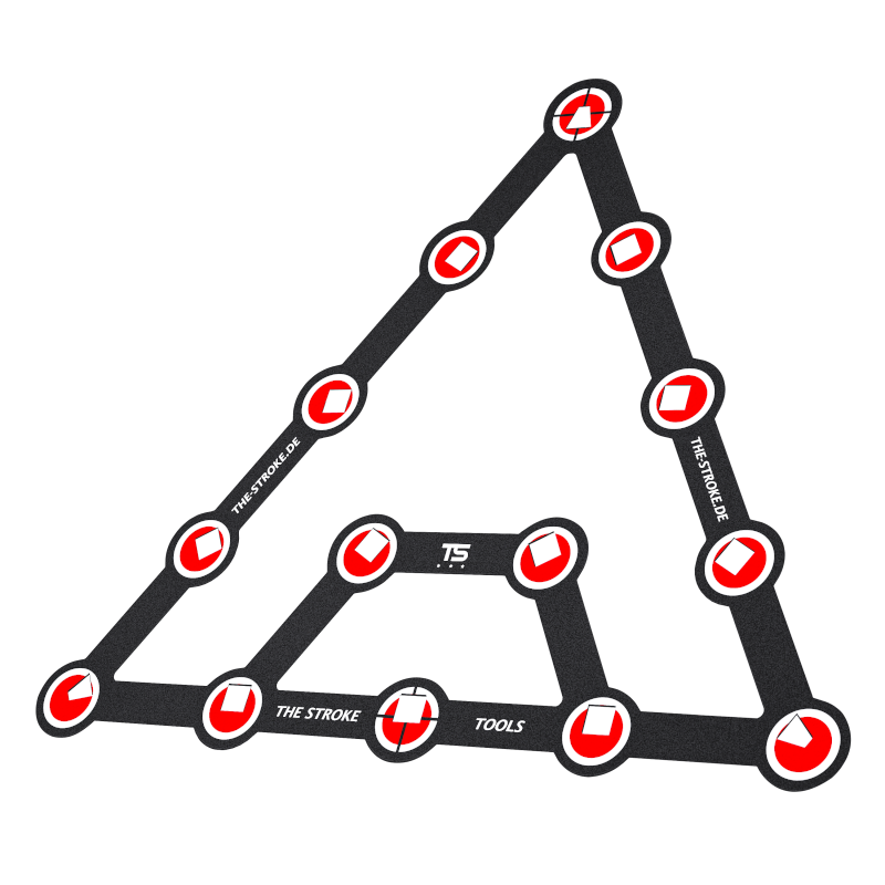 The Stroke - The Rack Multirack The Stroke - Mix Set, 9-Ball/Multi, 2 templates