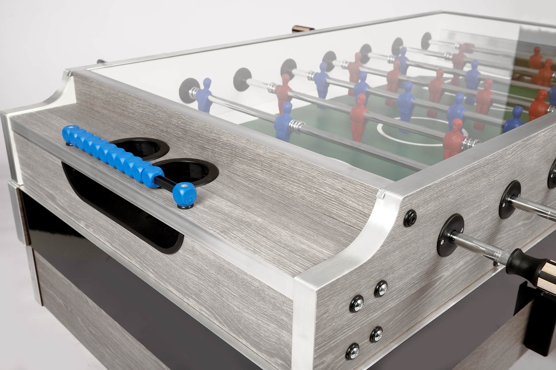 Tischkicker Garlando Coperto Münz 1,- €