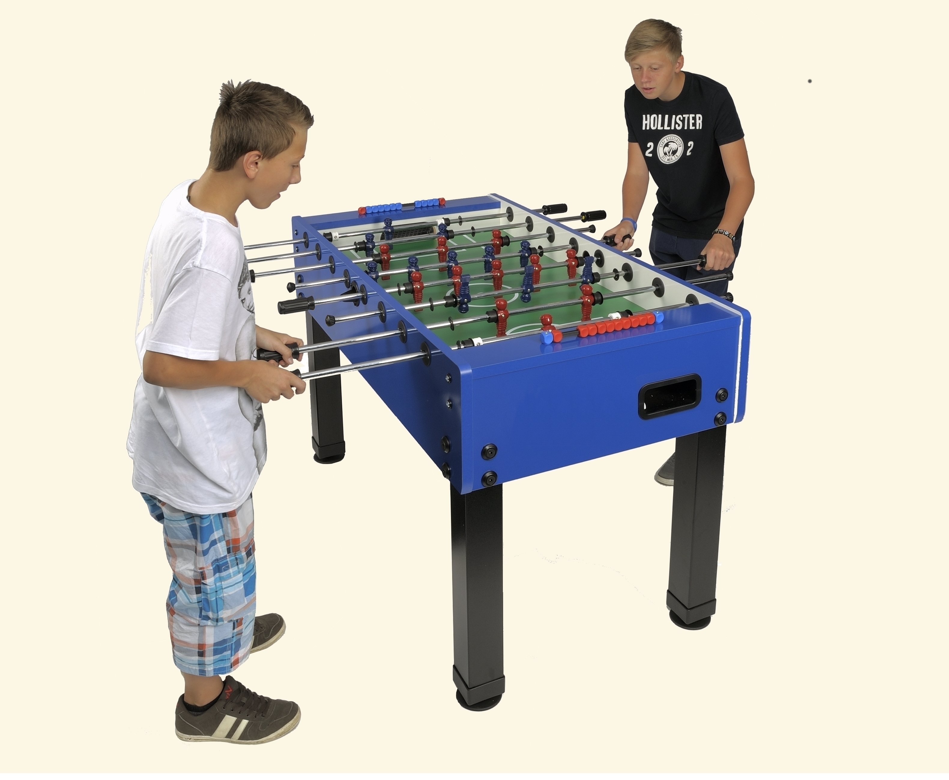 Kicker Table Garlando MasterCup blue solid steel bars