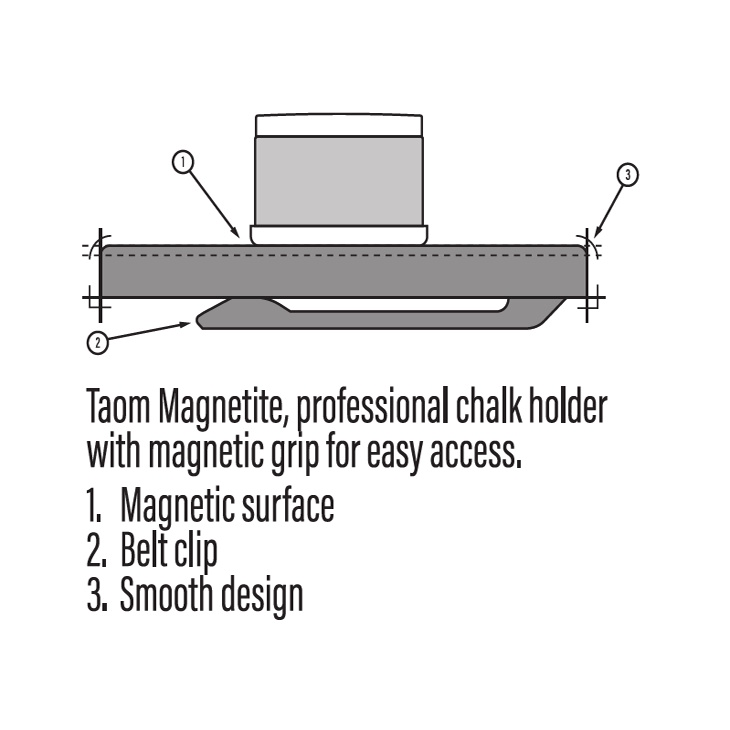 Kreidehalter Taom Magnetite