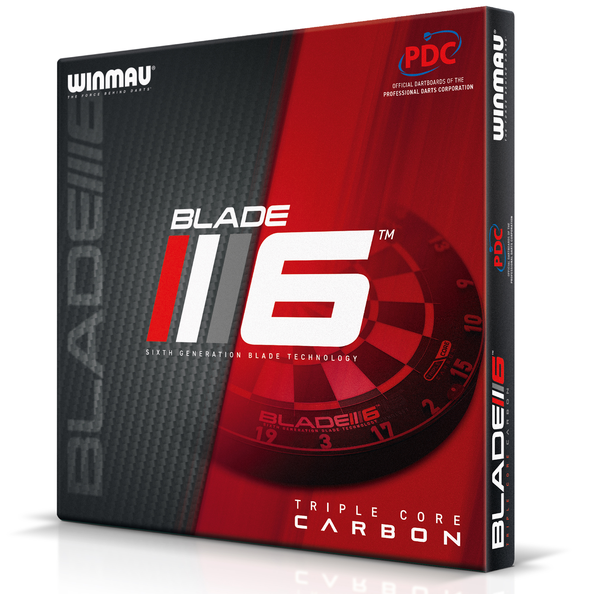 Dartboard Winmau Blade 6 Triple Core Carbon 3032