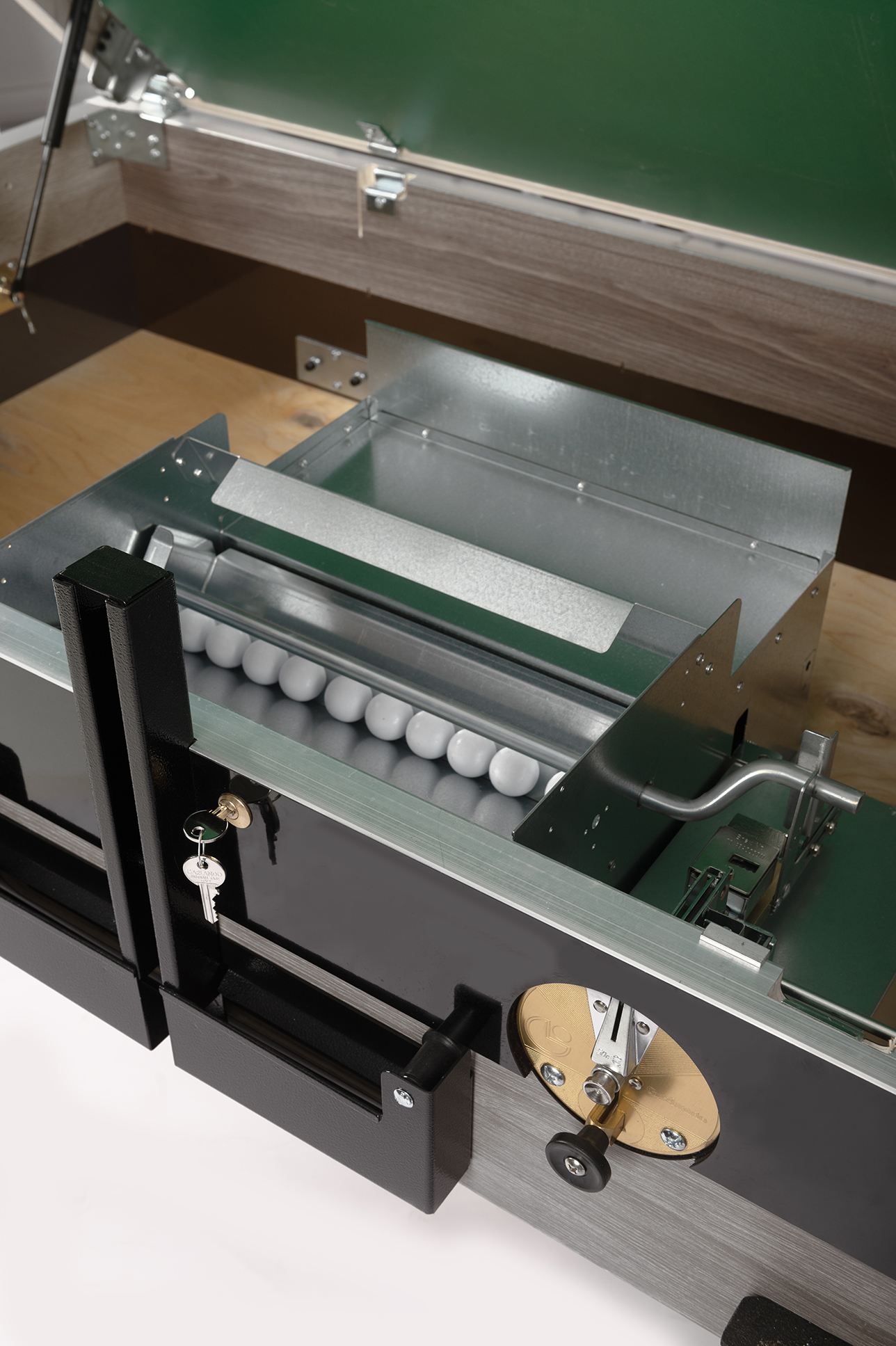 Tischkicker Garlando Coperto Münz 1,- €