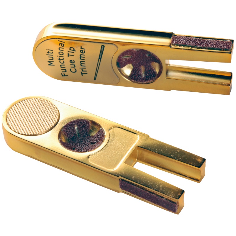 Ledertrimmer Robertson Golden Multi für Pool & Snooker Ledertrimmer Robertson Golden Multi für Pool & Snooker
