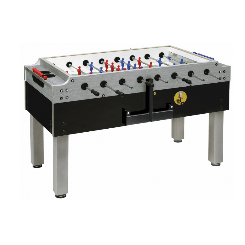 Tischkicker Garlando Olympic Silver PR Münz 1,- € Glasabdeckung