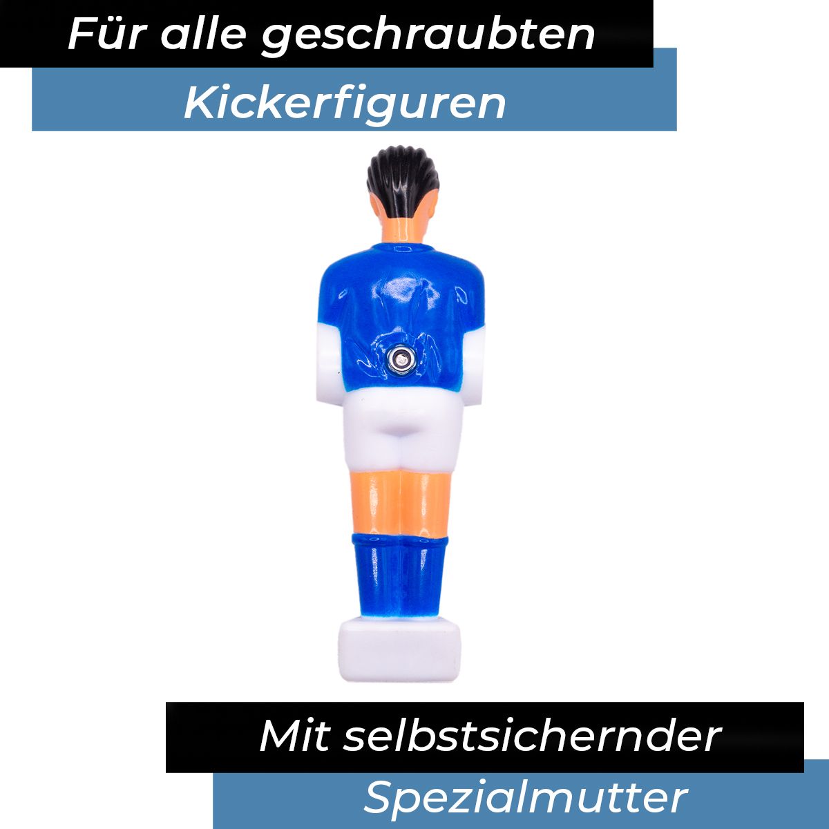 Kickerschraube Universal für 13 mm Kickerstange inkl. Muttern (22 St.)