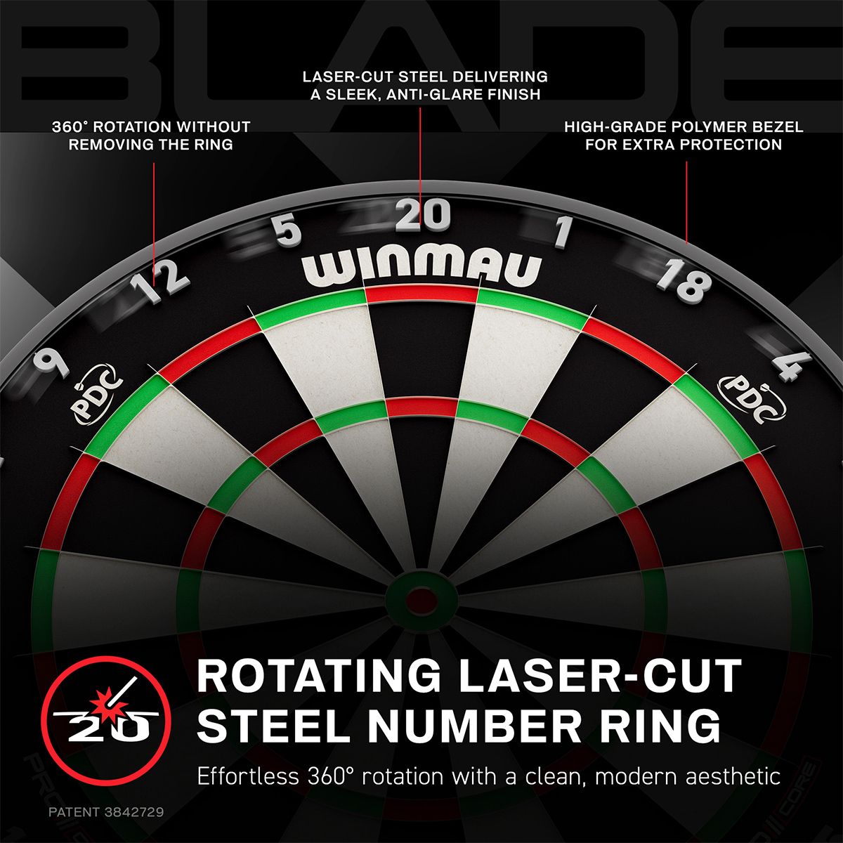 Dartboard Winmau Blade X PDC 3061