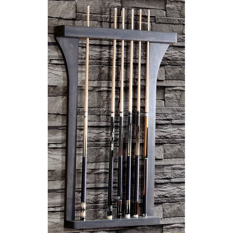 Wandhalter für Pool Tisch  PREMIUM für 8 Queues