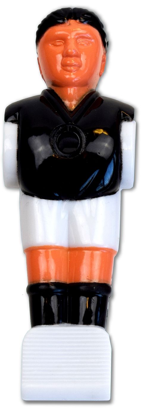 Kickerfigur schwarz/weiß 13' für Voll-Stangen Kickerfigur schwarz/weiß 13' für Voll-Stangen