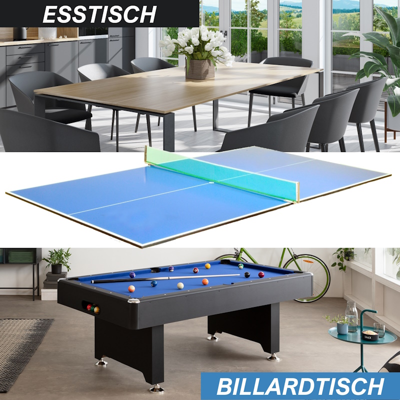 Tischtennis-Auflage für Pool-Tisch Tischtennis-Auflage für Pool-Tisch