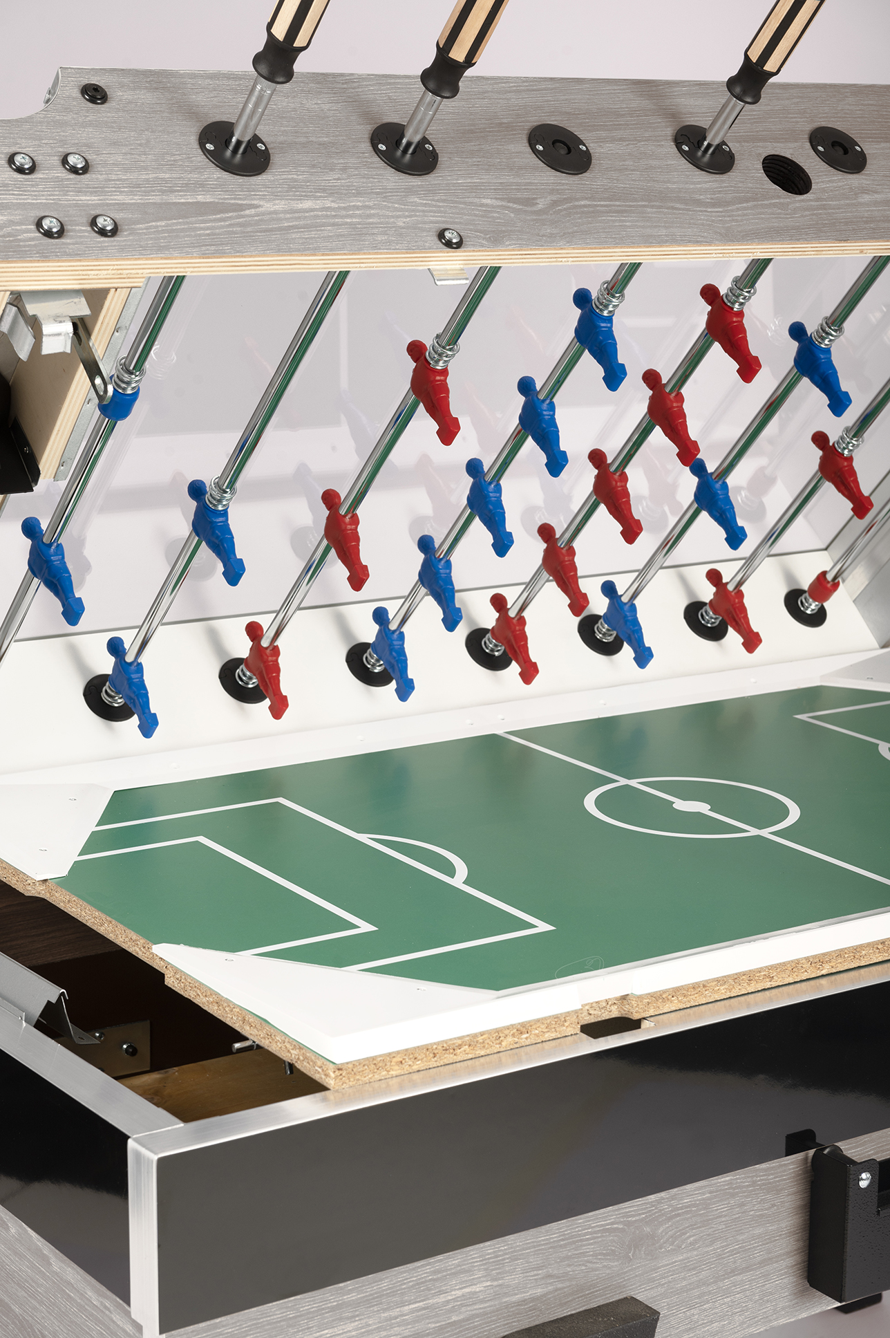 Tischkicker Garlando Coperto Münz 1,- €