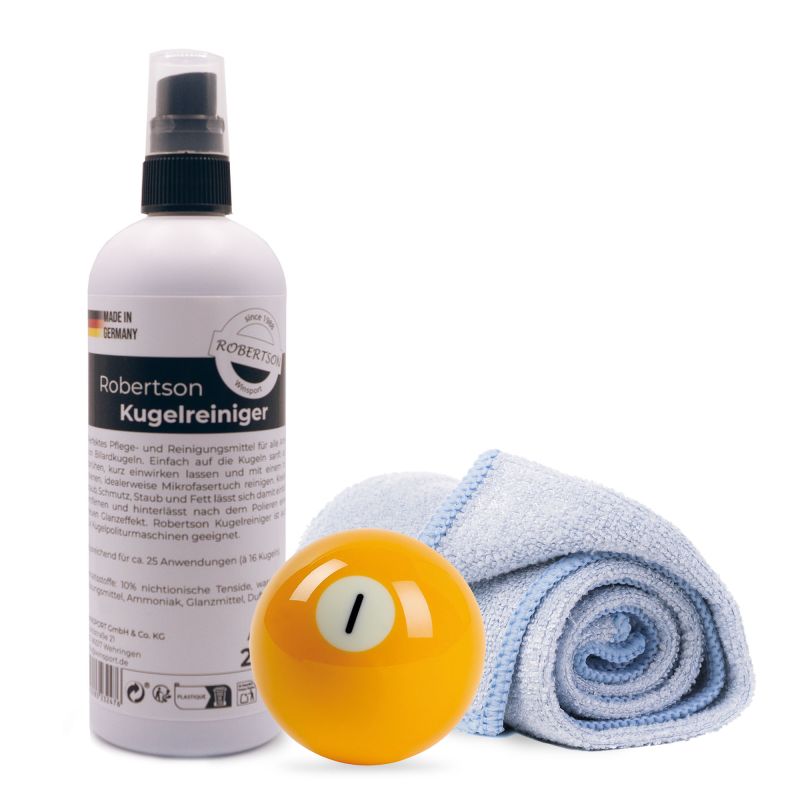 Kugelreiniger Robertson 200 ml mit Mikrofasertuch Kugelreiniger Robertson 200 ml mit Mikrofasertuch