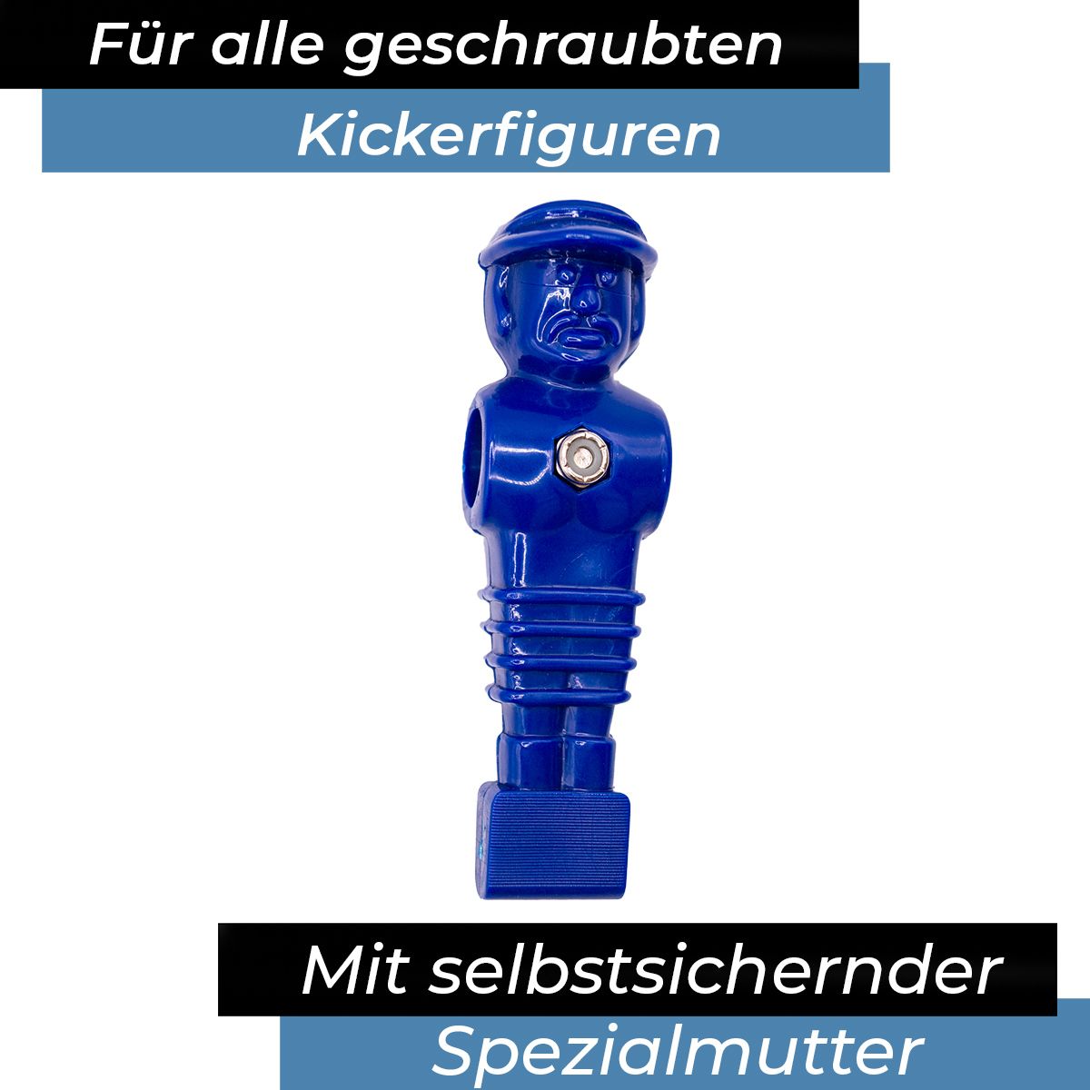 Kickerschraube Universal für 16 mm Stangen, inkl. Mutter/22 St.