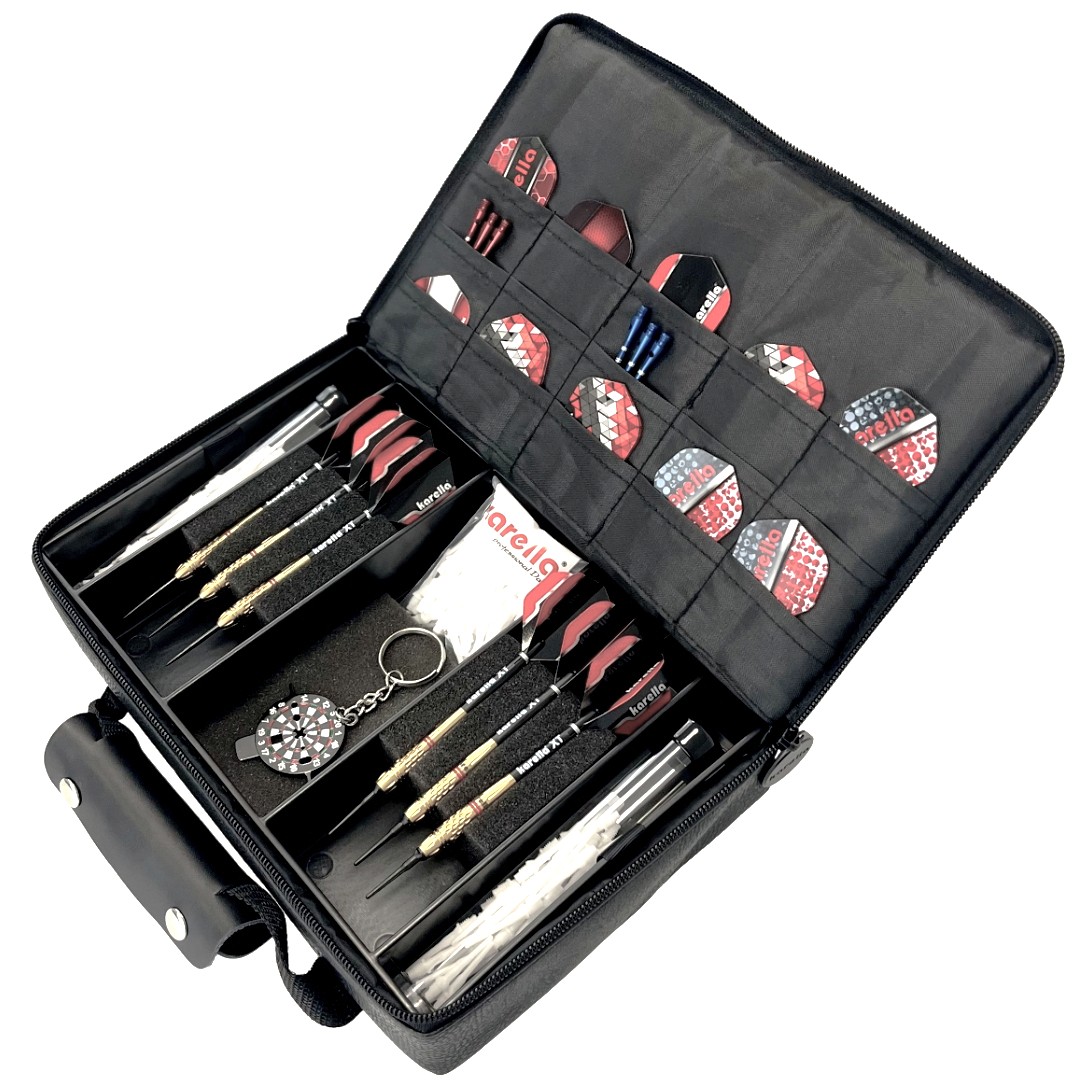 Dart bag MASTER PAK leather-optic black 