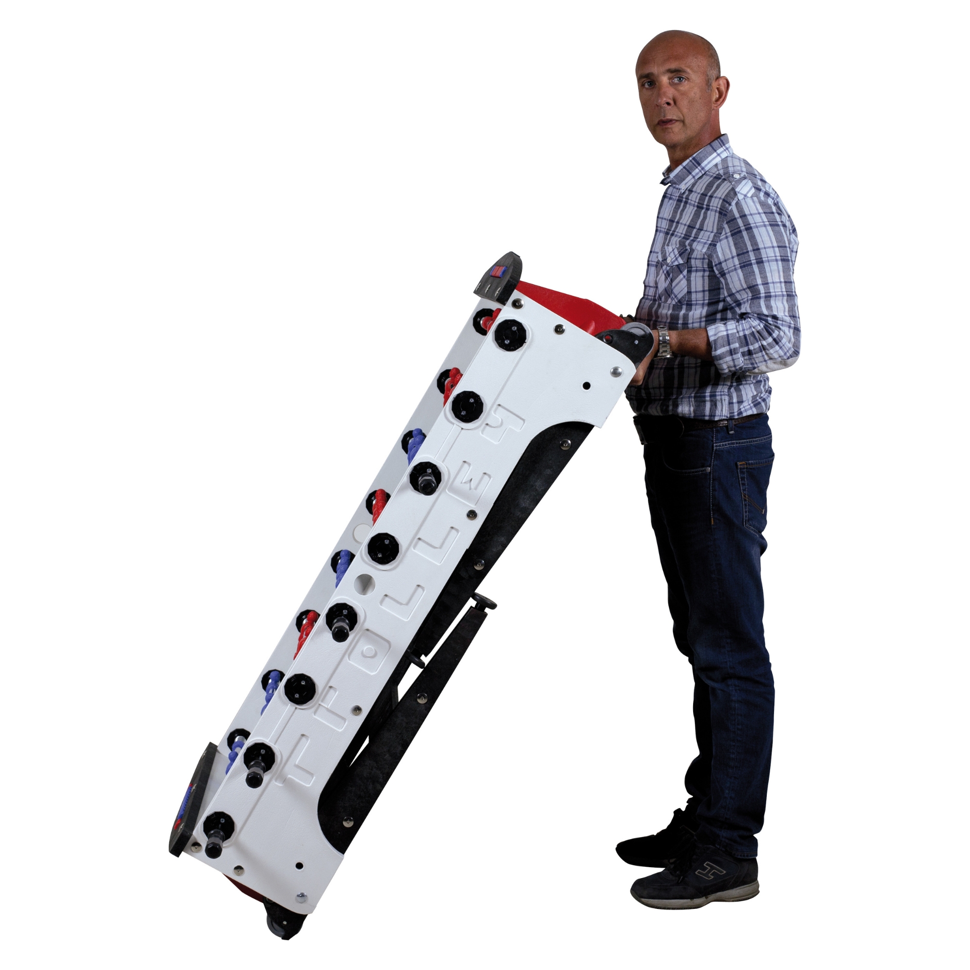 Tischkicker Storm outdoor Trolley klappbar