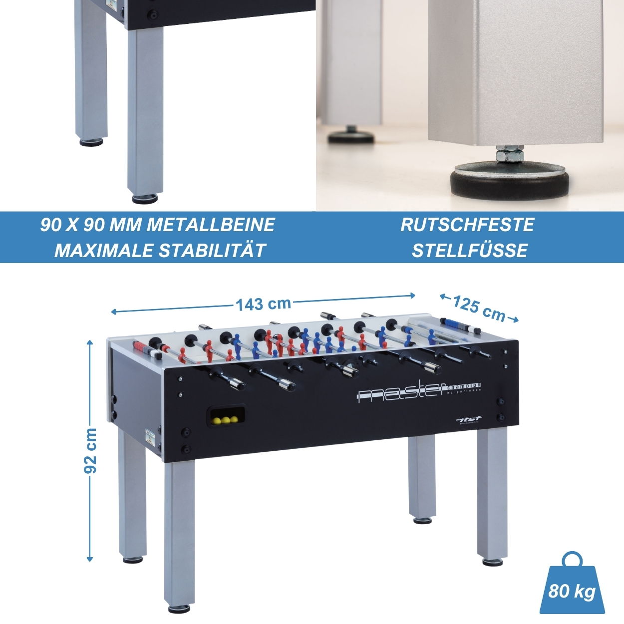 Tischkicker Garlando ITSF Master Champion Tischkicker Garlando ITSF Master Champion