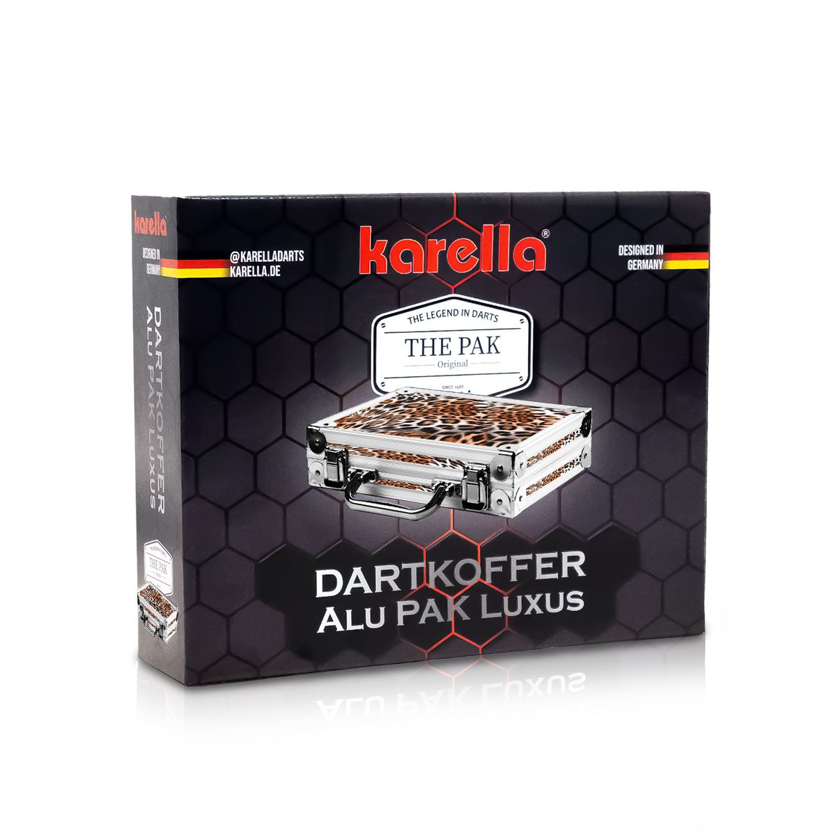 Alu-PAK luxury dart case Alu-Leopard