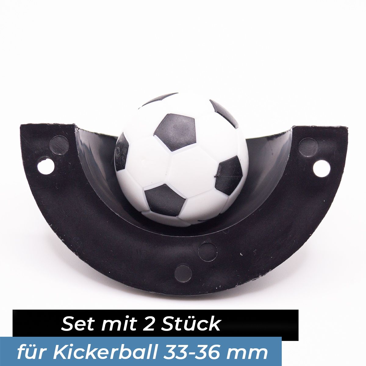 Balleinwurfschale für Kickertisch, 2 St.