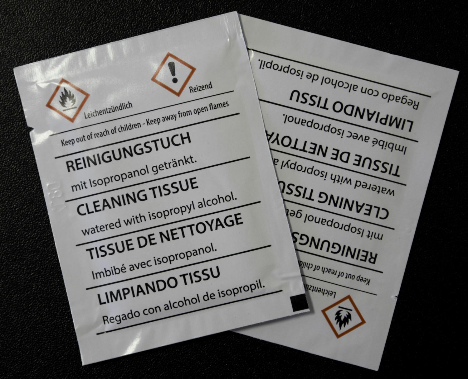 Reiningstuch Isopropanol Reiningstuch Isopropanol