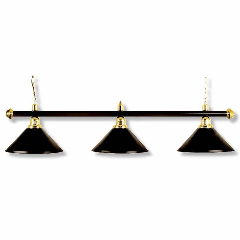 Lampe 3-flammig, London, schwarz/schwarz Lampe 3-flammig, London, schwarz/schwarz