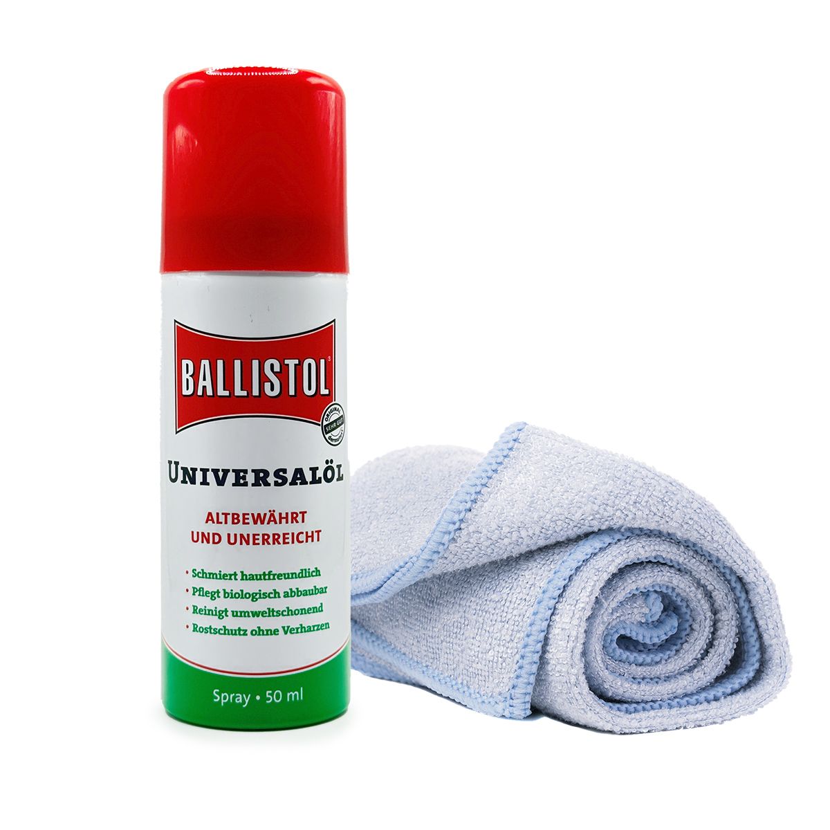 Ballistol Gleitspray für alle Kickerstangen inkl. Mikrofasertuch Ballistol Gleitspray für alle Kickerstangen inkl. Mikrofasertuch
